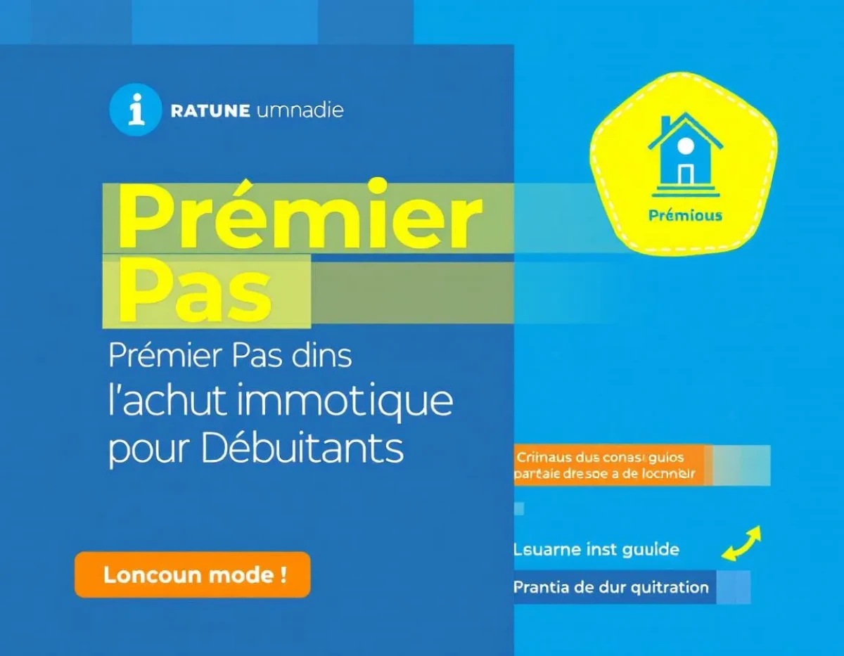 Premier Pas dans l'Achat Immobilier: Guide Pratique pour Débutants